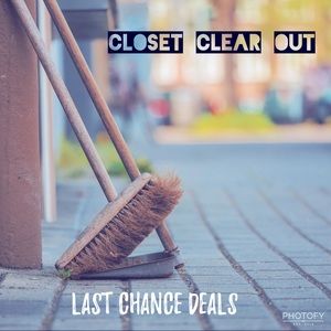Last chance deals!! Come check out my closet!